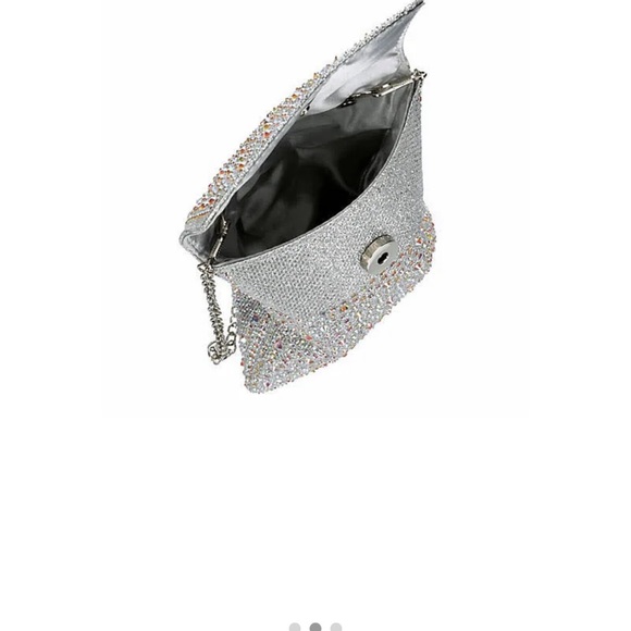 Gorgeous D'margeaux Newyork Crystal Evening Bag - sliver - Picture 2 of 4